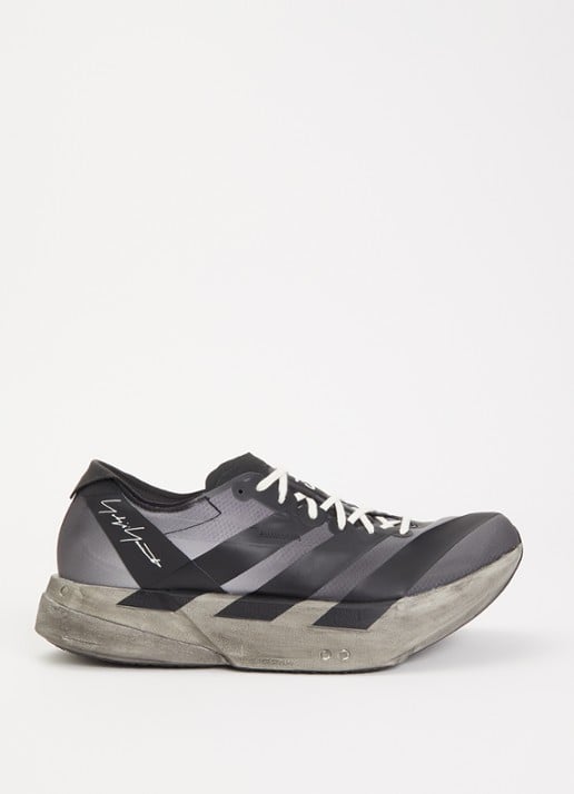 Y-3 Adios Pro 4 sneaker met mesh details - voorkant 5 zwart