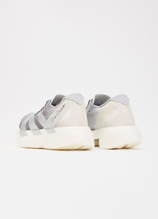 Y-3 Adios Pro 4 sneaker met mesh details - achterkant 5 donkergrijs