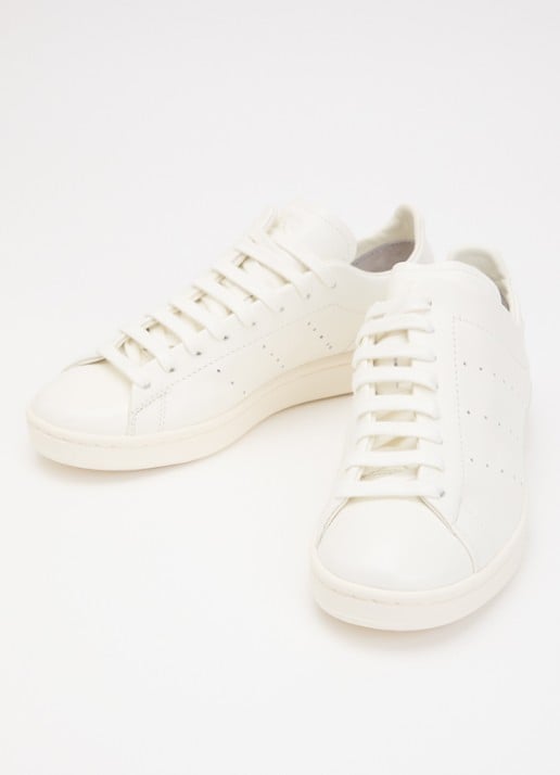 Y-3 Diagonal Stan Smith sneaker van leer - detail 2 wit
