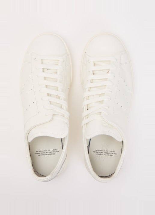 Y-3 Diagonal Stan Smith sneaker van leer - detail 3 wit