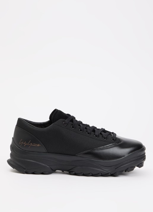 Y-3 GSG9 LOW sneaker van leer met suède bovenwerk