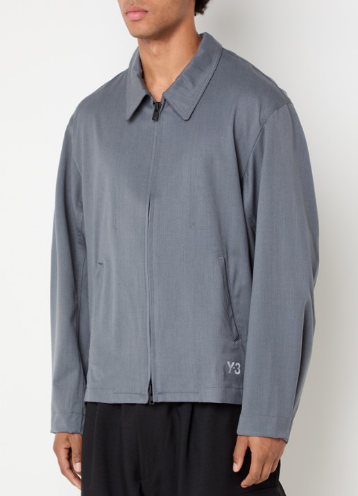 Y-3 Jack in wolblend met steekzakken