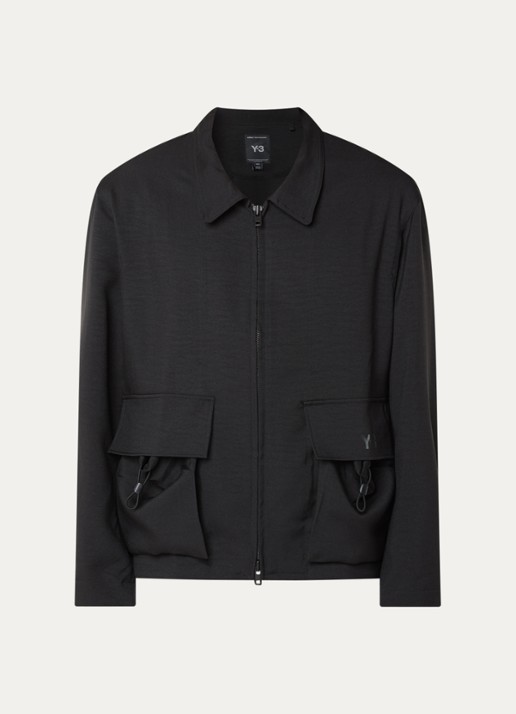 Y-3 Jack met klepzakken - voorkant 2 zwart