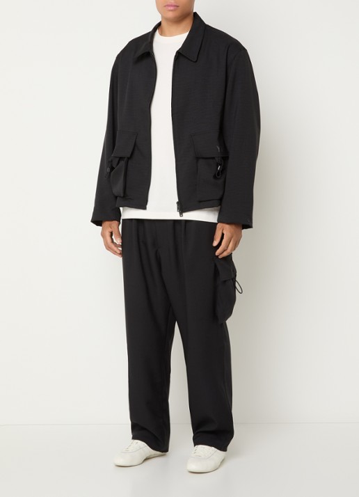 Y-3 Jack met klepzakken - voorkant 3 zwart
