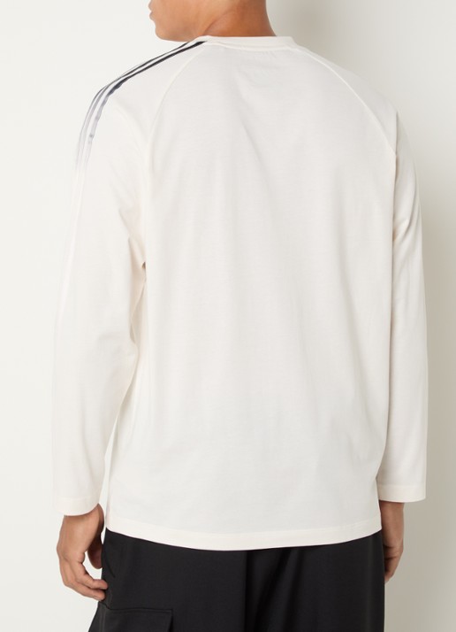 Y-3 Longsleeve met logo - achterkant 2 beige