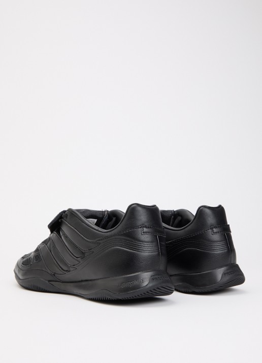 Y-3 Predator Precision sneaker van leer - achterkant 4 zwart
