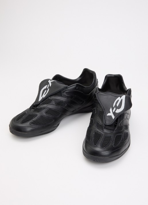 Y-3 Predator Precision sneaker van leer - detail zwart