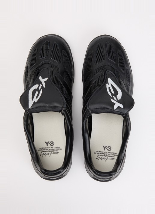 Y-3 Predator Precision sneaker van leer - detail 2 zwart