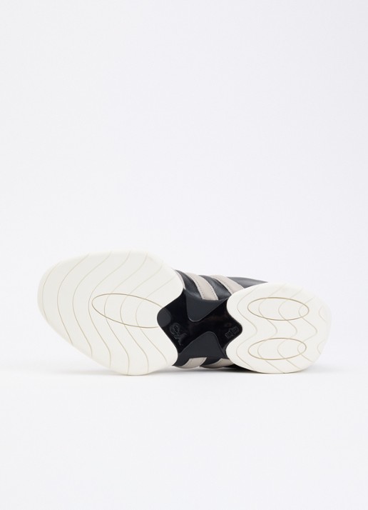 Y-3 Regu Mary Jane sneaker van leer - detail 5 zwart