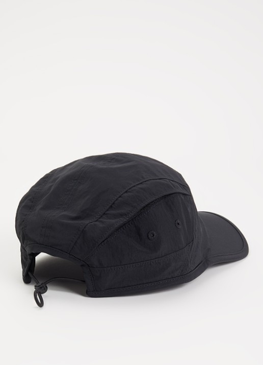 Y-3 Run pet met logo - detail 2 zwart