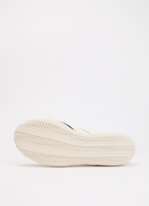Y-3 Superstar 3G sneaker van leer - detail 4 gebroken wit