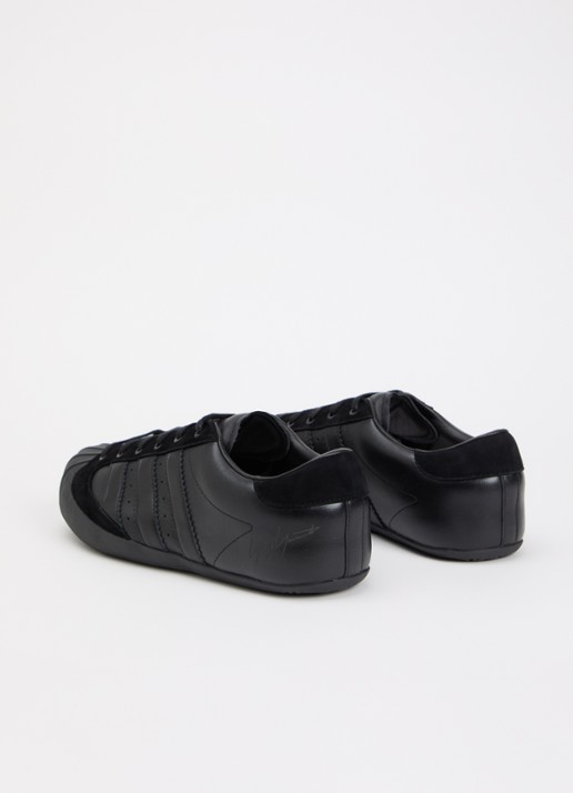 Y-3 Superstar 3G sneaker van leer - achterkant 5 zwart