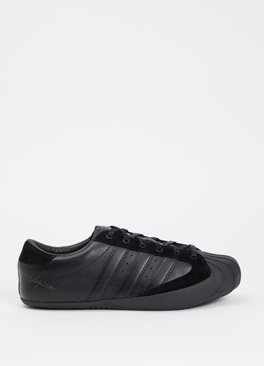 Y-3 Superstar 3G sneaker van leer - voorkant zwart