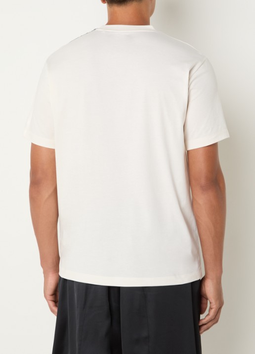 Y-3 T-shirt met logo - achterkant 2 beige