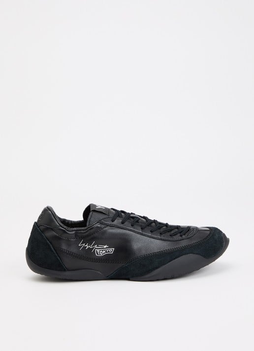Y-3 Tokyo Warped sneaker van leer met suède details