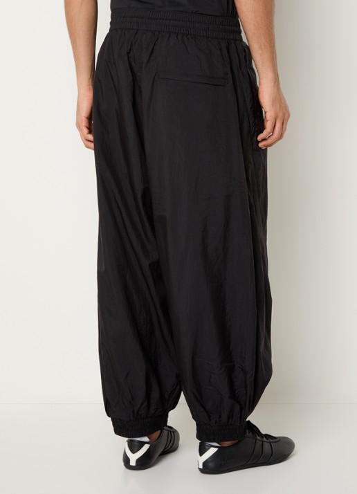Y-3 Wide fit joggingbroek met logo en steekzakken - achterkant 3 zwart