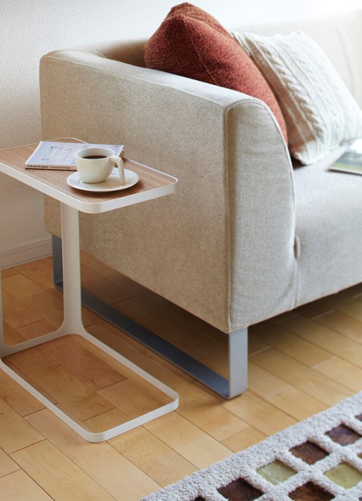 Yamazaki Frame bijzettafel 52 cm - achterkant 3 wit