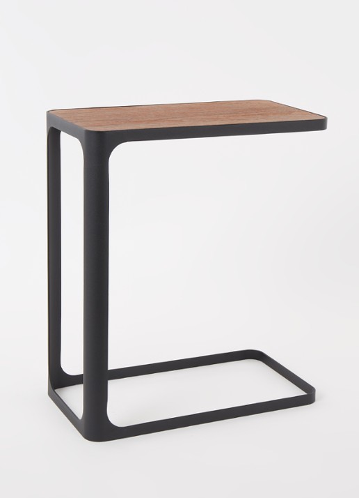 Yamazaki Frame Side Table bijzettafel 24 x 45 x 52 cm - voorkant 6 bruin
