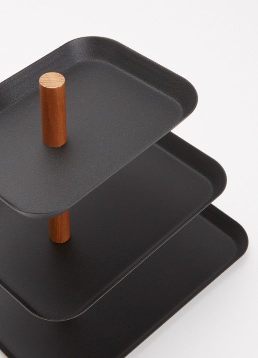 Yamazaki Rin étagère 25,5 cm - detail 3 zwart
