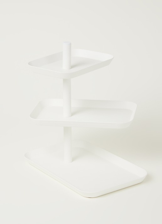 Yamazaki Tower etagère 25,5 cm - voorkant 3 wit