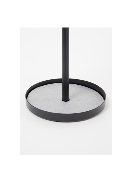 Yamazaki Tower make-up spiegel met opbergplankje 3x vergroting 33 x 14 cm - detail 3 zwart