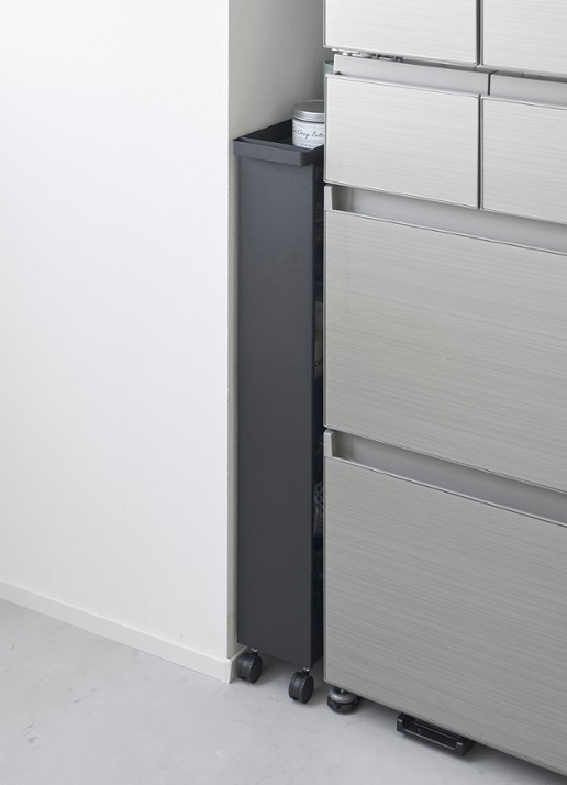 Yamazaki Tower opbergtrolley - detail 4 zwart