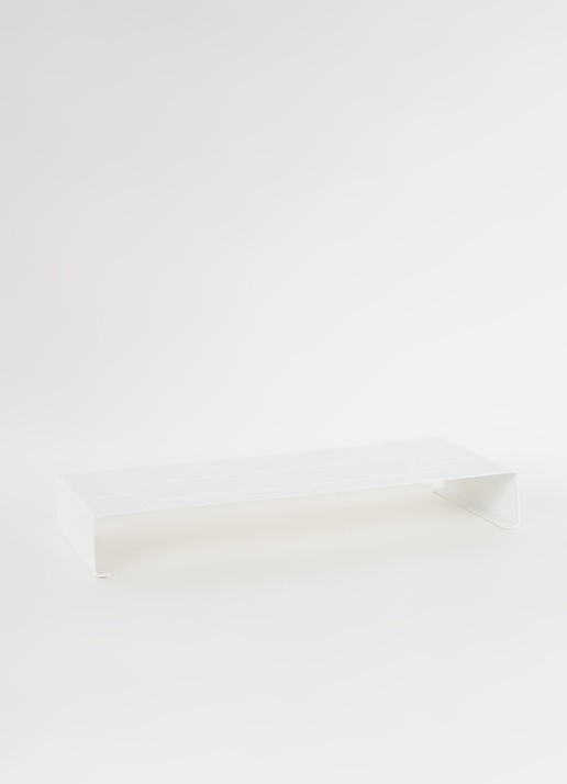 Yamazaki Tower pc monitorstandaard 59 x 24 x 8 cm - voorkant 2 wit