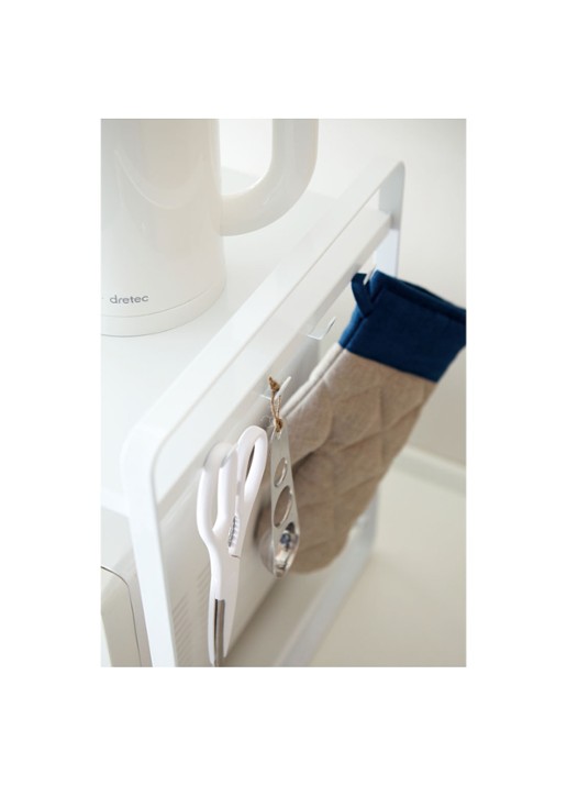 Yamazaki Tower uitschuifbare aanrecht organizer 47,5 - 75 cm - detail 4 wit