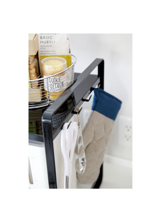 Yamazaki Tower uitschuifbare aanrecht organizer 47,5 - 75 cm - detail 2 zwart