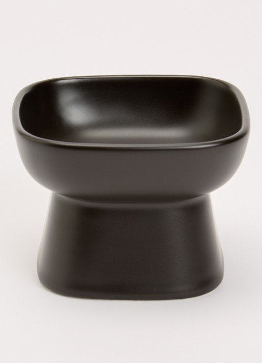 Yamazaki Tower voerbak 8 cm - voorkant 3 zwart