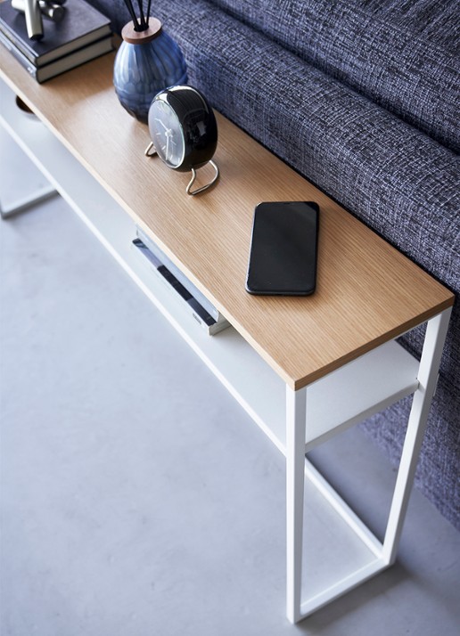 Yamazaki Tower wandtafel 126 x 65 cm - detail 5 wit
