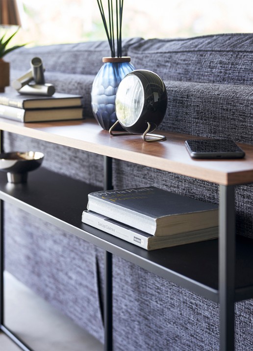 Yamazaki Tower wandtafel 126 x 65 cm - detail 2 zwart