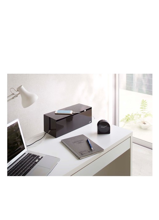 Yamazaki Web kabelbox  - detail 4 zwart