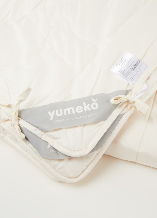Yumeko All Seasons duo dekbed van  katoen met vulling van  wol - detail 3 gebroken wit