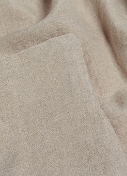 Yumeko Dekbedovertrekset van gewassen linnen - inclusief kussenslopen - detail 7 beige