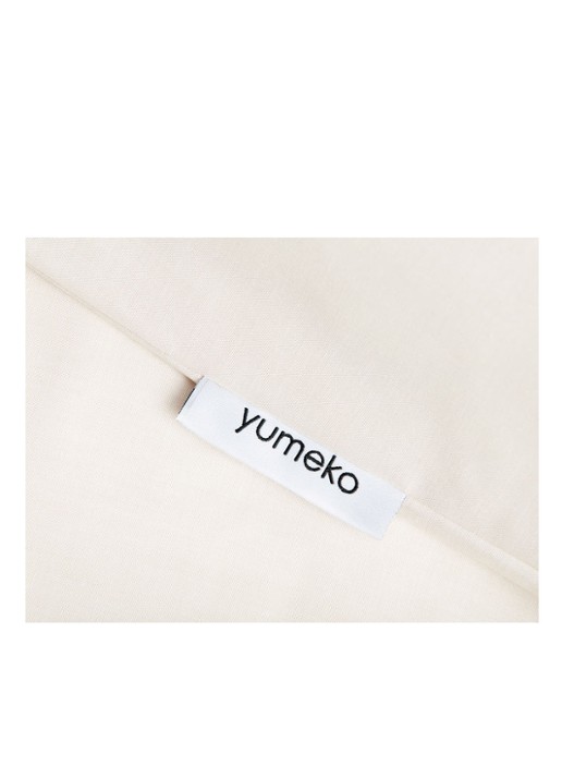 Yumeko Latte dekbedovertrekset 210TC - inclusief kussenslopen - detail 6 gebroken wit