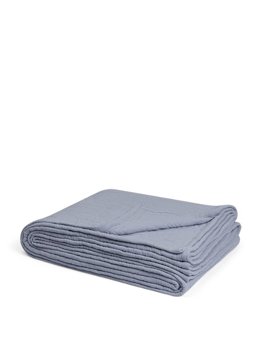 Yumeko Mousseline bedsprei van gewassen linnen 200 x 230 cm