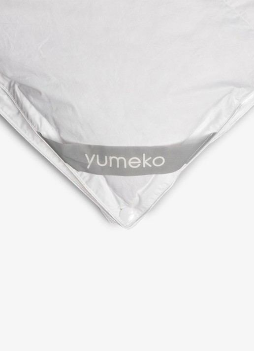 Yumeko Zomer dekbed met vulling van eendendons - achterkant 2 wit