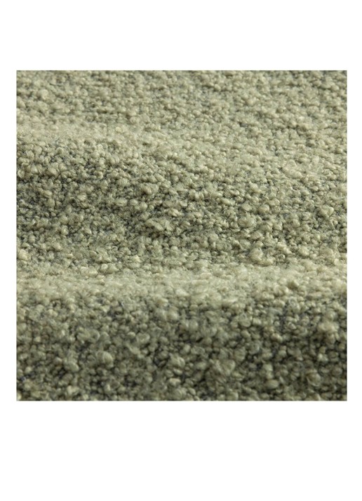 Yves Delorme Bouclette bedsprei 130 x 220 cm - voorkant 3 olijfgroen