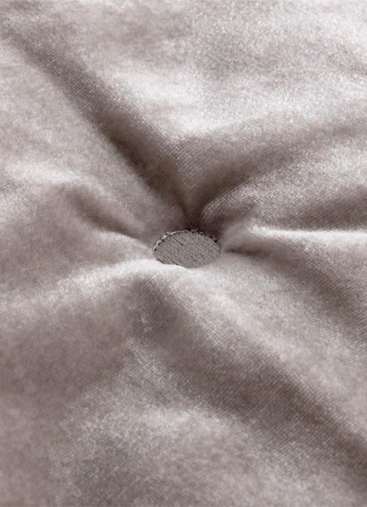 Yves Delorme Cocon bedsprei 260 x 240 cm - achterkant 3 grijs