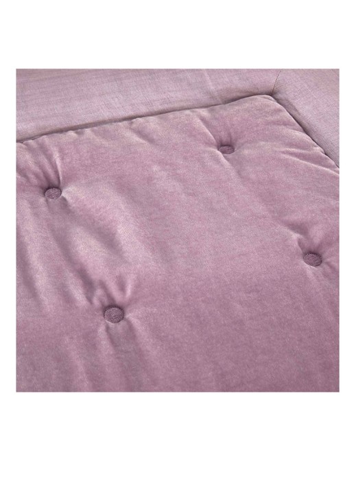 Yves Delorme Cocon bedsprei 260 x 240 cm - achterkant 5 lila