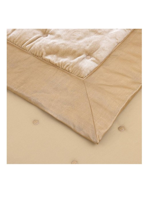 Yves Delorme Cocon bedsprei 260 x 240 cm - achterkant beige