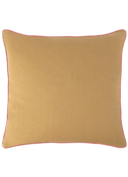 Yves Delorme Contes sierkussenhoes 45 x 45 cm - voorkant 4 donkergroen