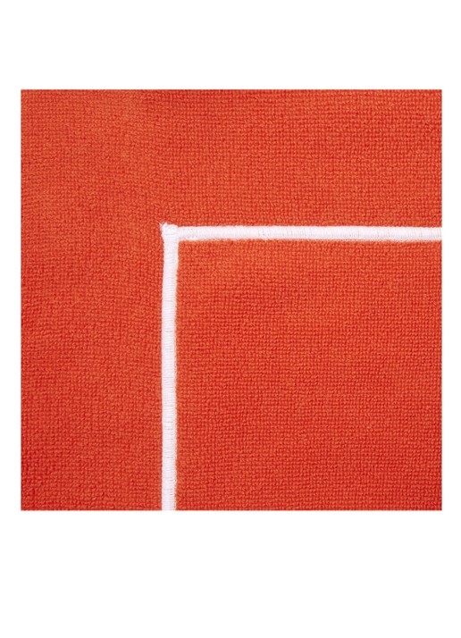 Yves Delorme Croisiere strandlaken  - 480 gr/m2 - 92 x 200 cm - detail oranjerood