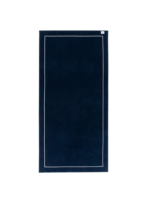 Yves Delorme Croisiere strandlaken  - 480 gr/m2 - 92 x 200 cm - voorkant 6 blauw