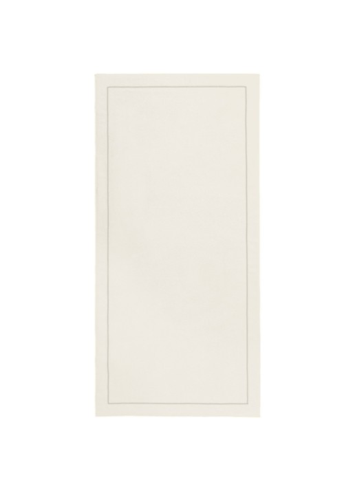 Yves Delorme Croisiere strandlaken  - 480 gr/m2 - 92 x 200 cm - voorkant 7 creme