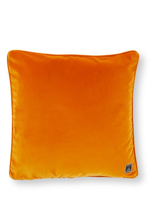 Yves Delorme Divan sierkussenhoes van fluweel - voorkant 3 oranje