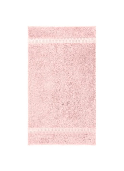 Yves Delorme Etoile badhanddoek - 700 gr/m2 - 55 x 100 cm - voorkant lichtroze