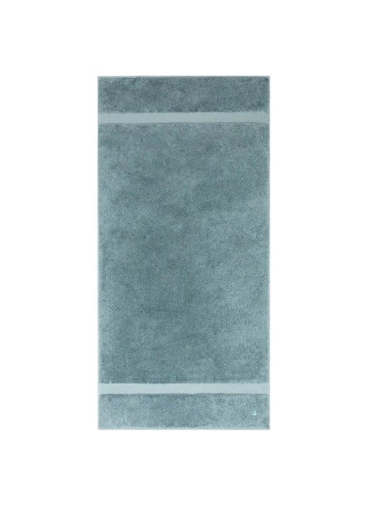 Yves Delorme Etoile badhanddoek - 700g/m2 - 70 x 140 cm - voorkant turquoise