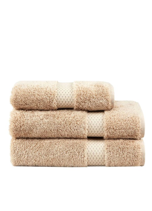Yves Delorme Etoile badlaken - 700 gr/m2 - 92 x 160 cm - detail 4 beige